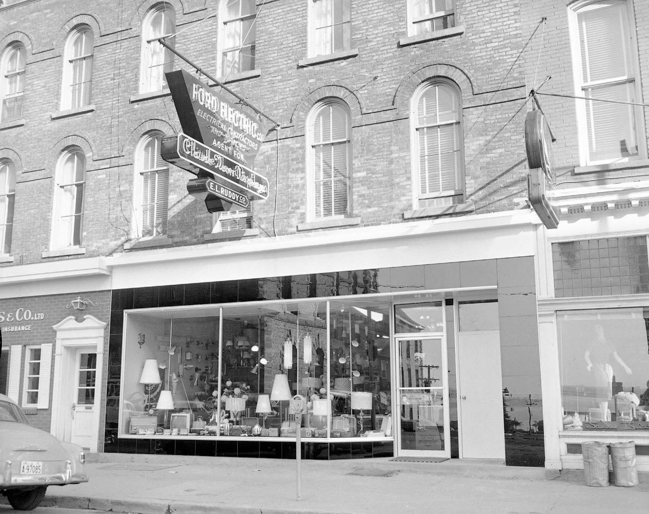 Historic Ford Electric storefront